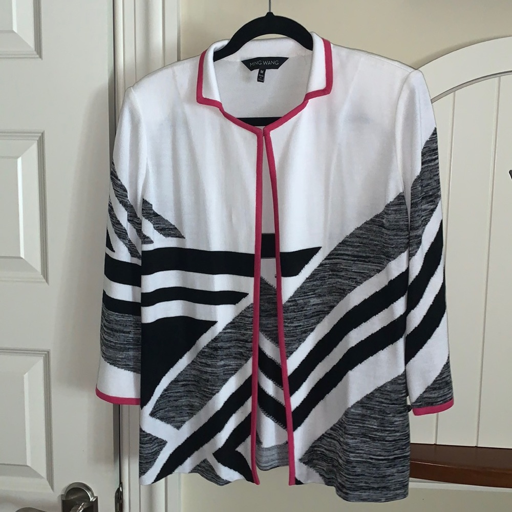 Ming Wang Sweater Jacket